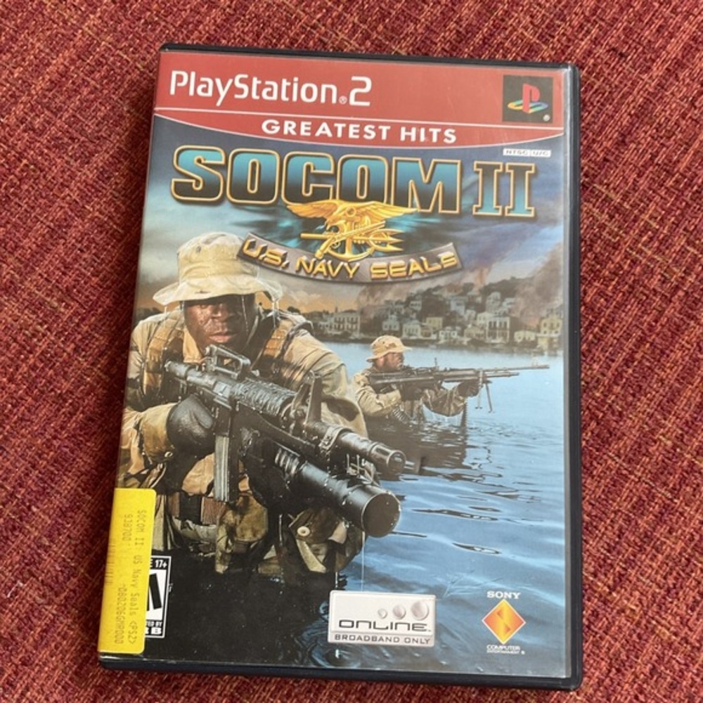 SOCOM‎ II 2 US Navy SEALs (PlayStation 2 PS2)